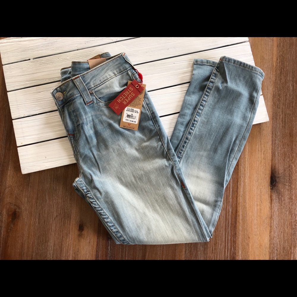 True Religion size 30 super stretchy women skinny - Picture 2 of 8